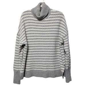 GAP Striped Merino Wool Boxy Turtleneck Sweater XL